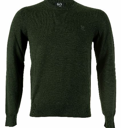 Alexander McQueen Elbow Patch Jumper Moss