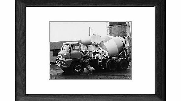 Media Storehouse Framed Print Of Concrete Transporter