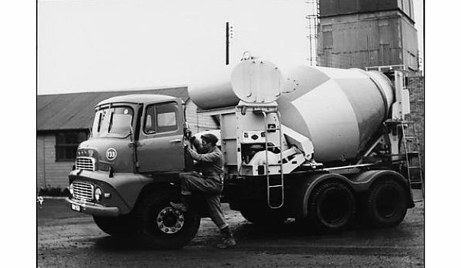 Media Storehouse Photographic Print Of Concrete Transporter