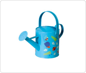 Blue Metal Watering Can