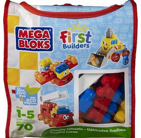 Wacky Wheels Building Blocks Bag