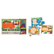 & Doug Animal Pattern Blocks Set