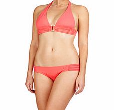 Texas coral bikini set