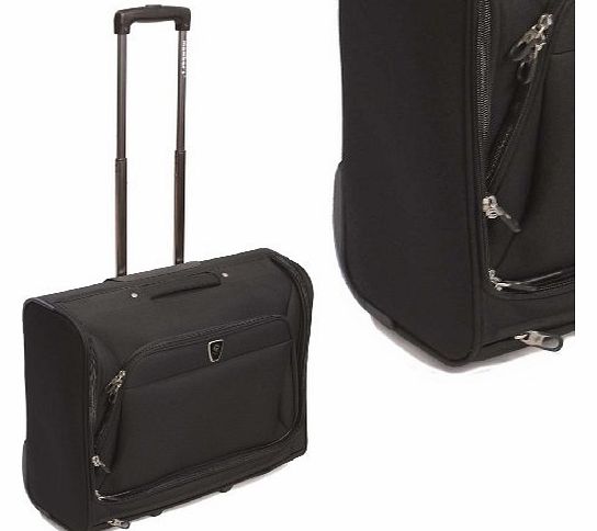 Members 2-4 Piece Suits Dresses Garment Suit Carrier Wheeled Cabin Case Business Bag Black Suiter