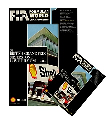 1989 British Grand Prix Programme- with Race Card