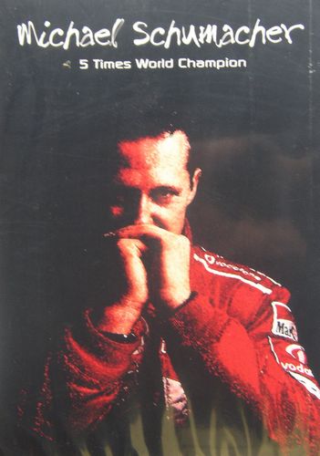 Michael Schumacher 5 Times World Champion Poster