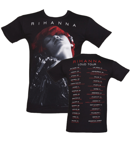 Black Rihanna Tour T-Shirt