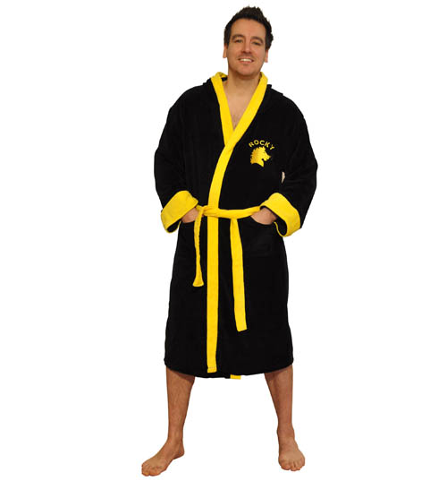 Black Rocky Bath Robe