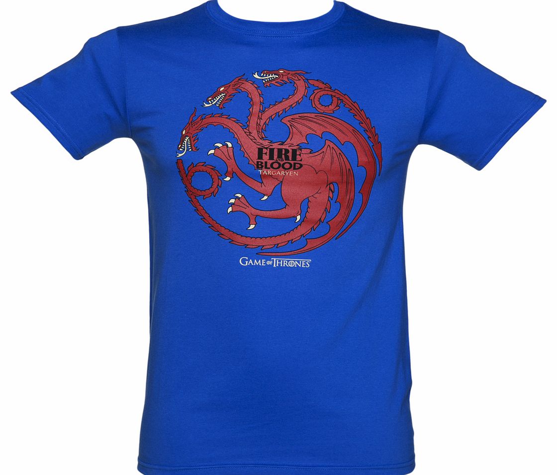 Blue Targaryen Fire & Blood Game Of