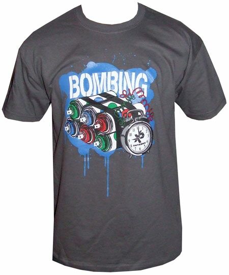 Exact Science Bombing Charcoal Grey T-Shirt