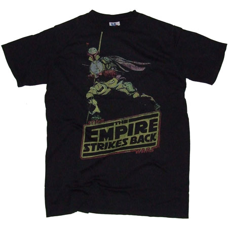 Junk Food Star Wars Boba Fett Black Wash T-Shirt