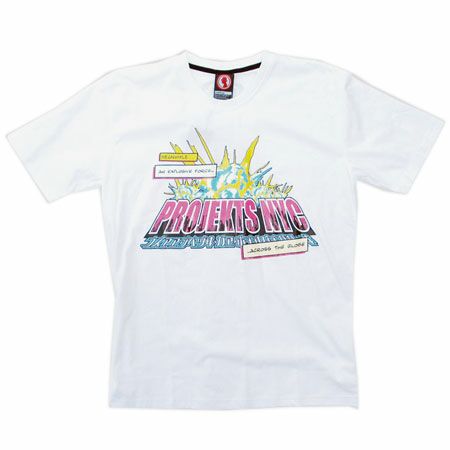 Projekts NYC Across The Globe White T-Shirt