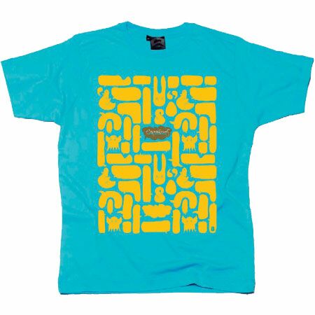 Supremebeing Conversation Cyan T-Shirt