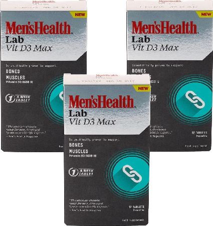 Men`s Health, 2102[^]0107348 Mens Health Vit D3 Max 12 Tablets - 9 Month Supply