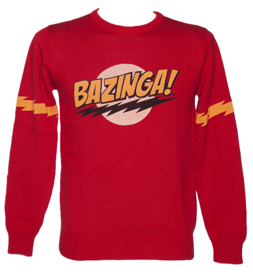 Red Bazinga Big Bang Theory Jumper