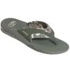 Reef Fanning Flip-Flops. Green Camo