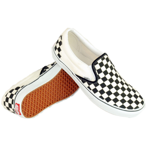 Vans U Classic Slip-On Shoe. Black White