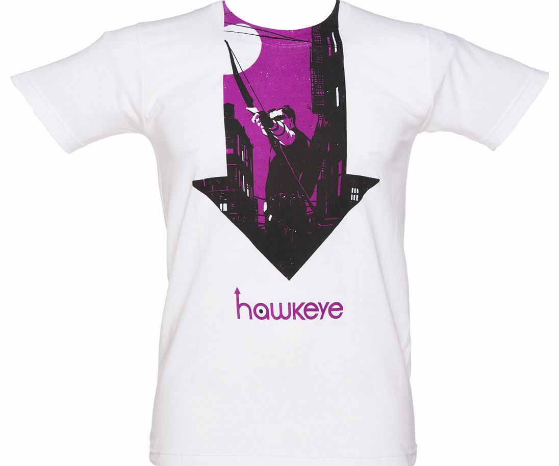 White Marvel Hawkeye T-Shirt