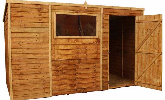 Mercia Garden Products Ltd Mercia Garden Overlap Pent Shed 10 x 6ft