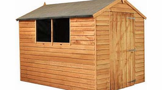 Mercia Overlap Apex Wooden Garden Shed - 7 x 5ft