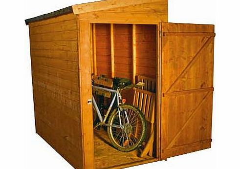 Mercia Shiplap Pent Shed - 6 x 3ft