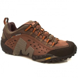 Male Intercept Leather Upper in Brown, Dark Grey, Tan