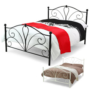 Romance 3FT Single Metal Bedstead