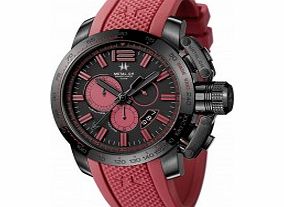 Metal CH Mens Chronosport Red Ghost Watch