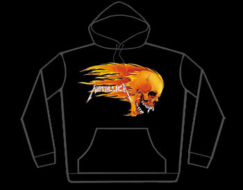 Flaming Skull Hoodie