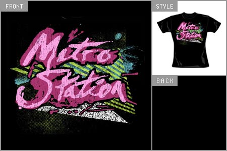 STATION (80s) Skinny T-shirt