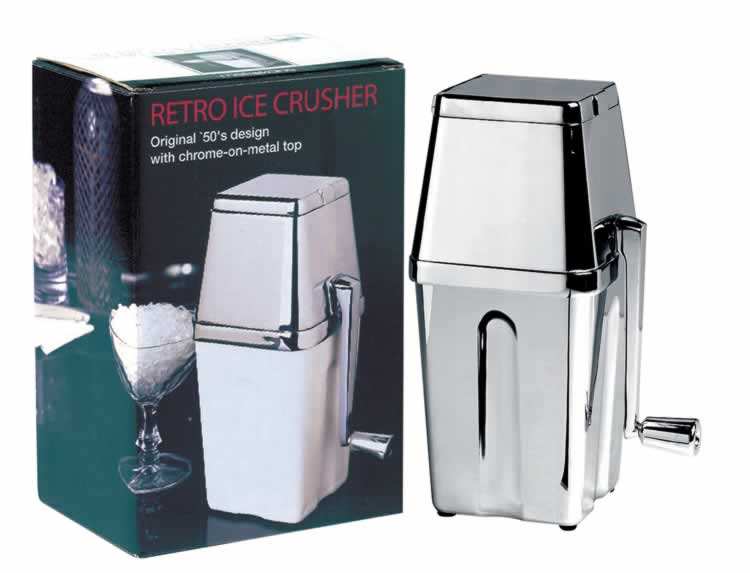 Retro Ice Crusher all chrome 22cm