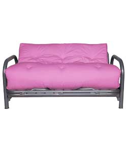 Futon with Pink Mattress