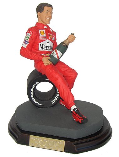 Schumacher Champagne Statue