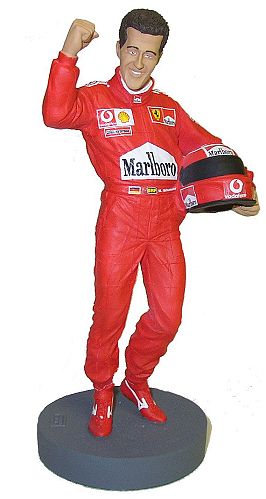 Schumacher Victory Salute Statue