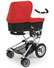 Toro Pushchair & Carrycot Black/Red