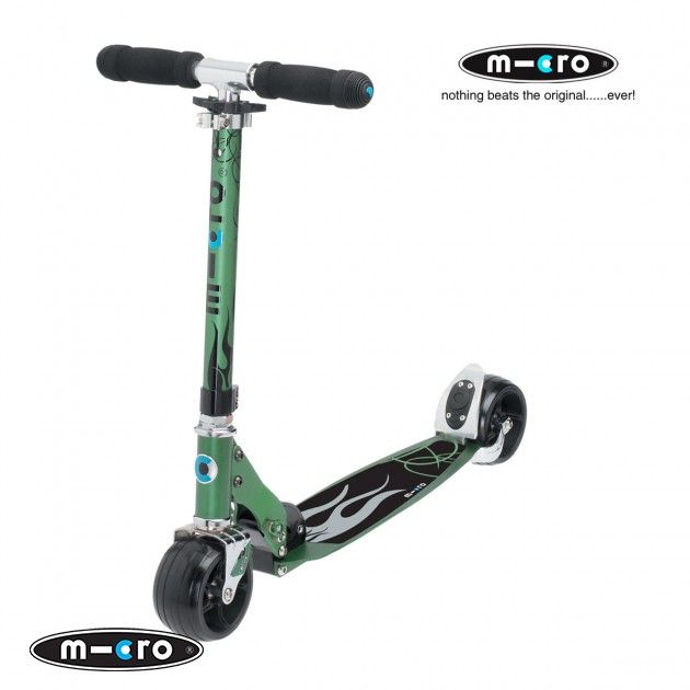 Rocket Scooter - Green/Tribal