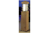 19005 / Tower 40cm Teak Effect Bollard