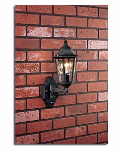 Connaught Black Security Lantern with PIR