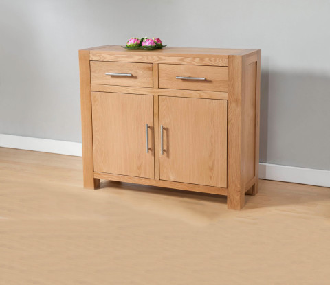 Milano Oak Sideboard 2 Drawers and 2 Doors