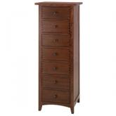 7 Drawer Tallboy Walnut