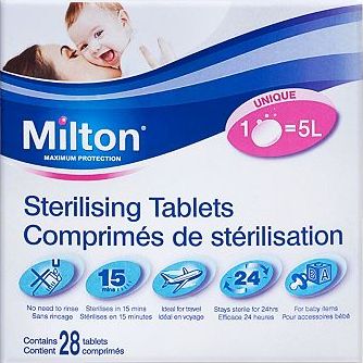 Milton, 2041[^]10053064 Sterilising Tablets - 28 Pack 10053064
