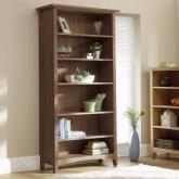 milton Tall Slim Bookcase Walnut