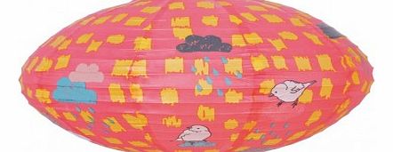 Round New Bird japanese paper lantern `One size