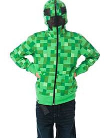 Creeper Boys Green Hoodie - 7-8 Years