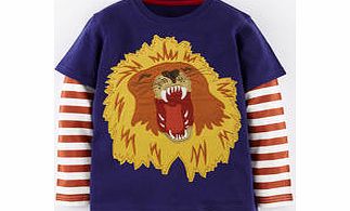 Big Creature T-shirt, French Navy Lion,Fatigue