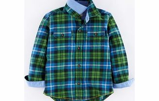 Brushed Check Shirt, Green Check,Khaki Check,Red