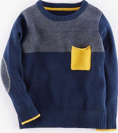 Mini Boden Chunky Jumper Cadet Blue Mini Boden, Cadet Blue