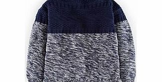 Mini Boden Guernsey Jumper, Navy/Adriatic 34574152