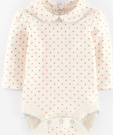 Mini Boden Pretty Collar Body Ecru Firework Spot Mini