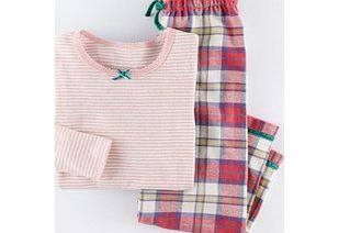 Mini Boden Pyjama Set, Coral Check 34294496